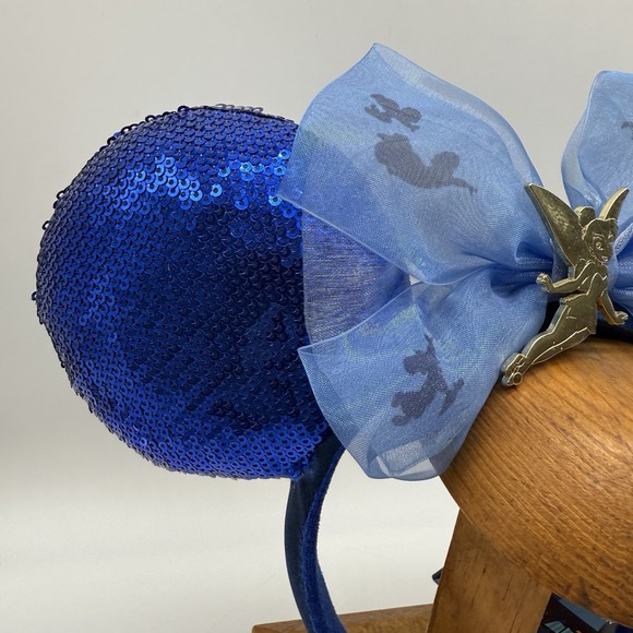 Disney Peter Pan's Flight Main Attraction Minnie Mouse Ears Tinker Bell - Picture 2 of 11